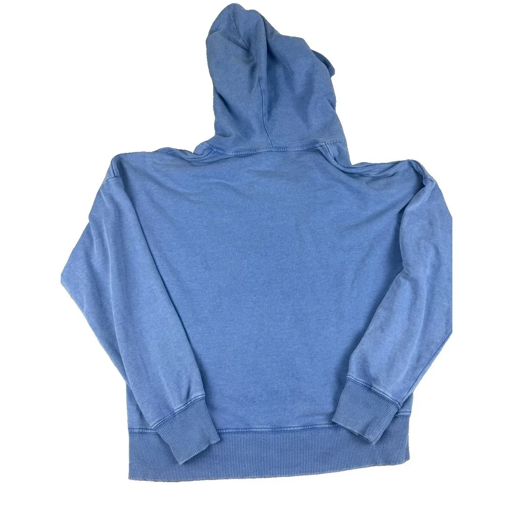 Seattle Seahawks Womens Large Hoodie Fanatics Blue Lace Up Pullover NFL